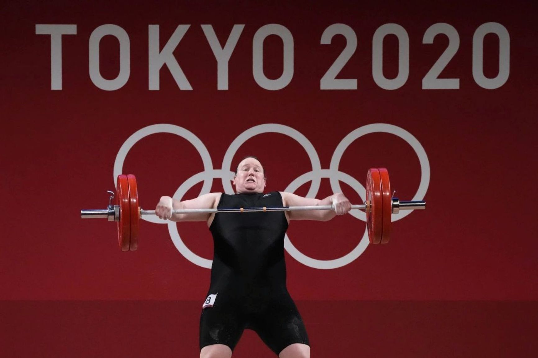 Laurel Hubbard at the Games in Tokyo