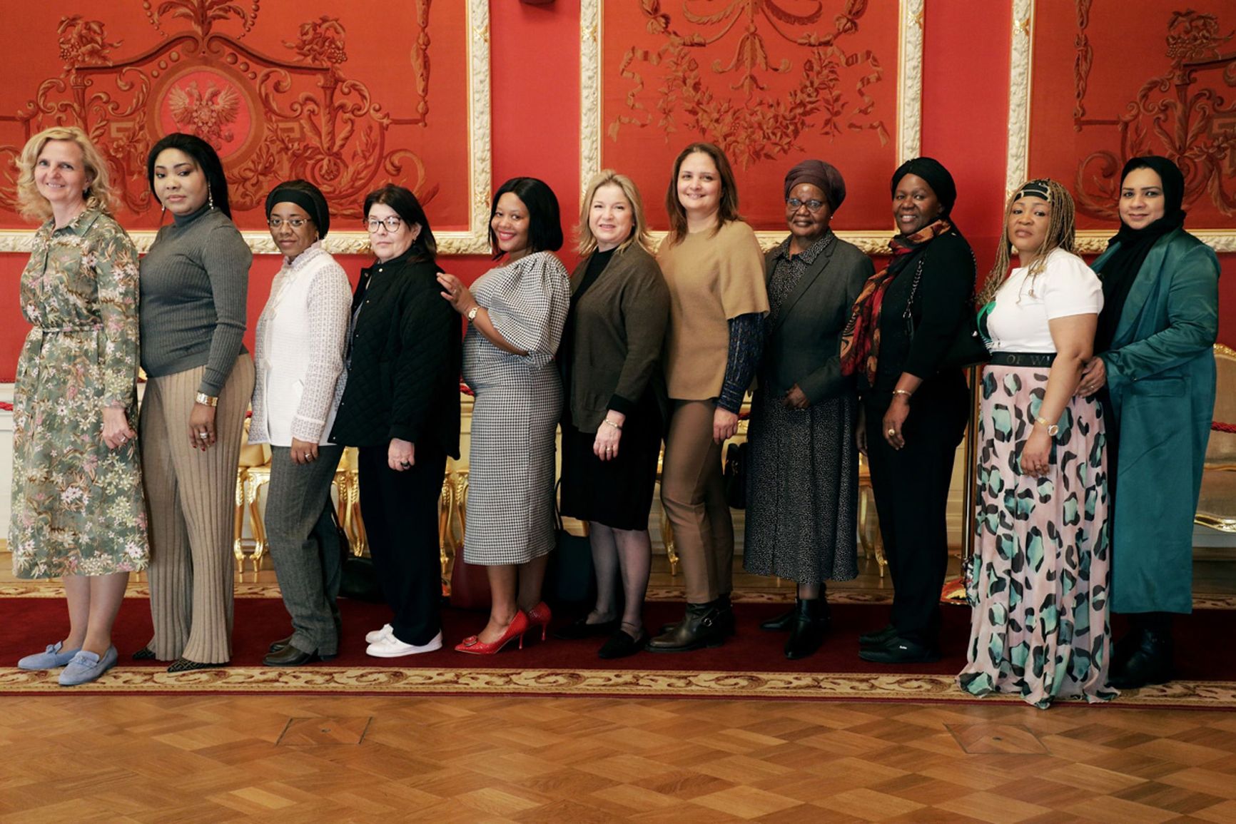 African diplomats' wives at the Bolshoi Theater